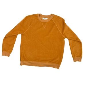 Pacsun Sweatshirt Pullover Crewneck‎ Rust Large Raglan Sleeve Cotton Blend